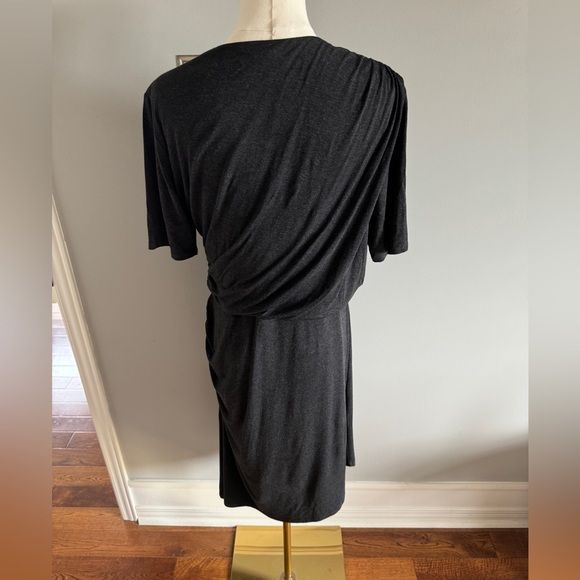 Reitman’s charcoal grey ruched dress - Picture 2 of 7